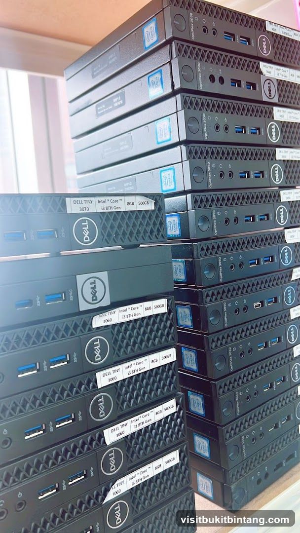 Stack of Dell Computers
