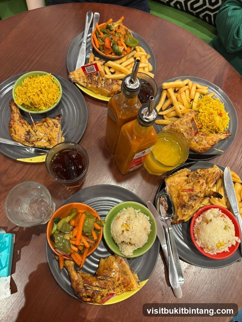 Plates of Grilled Chicken with Sides