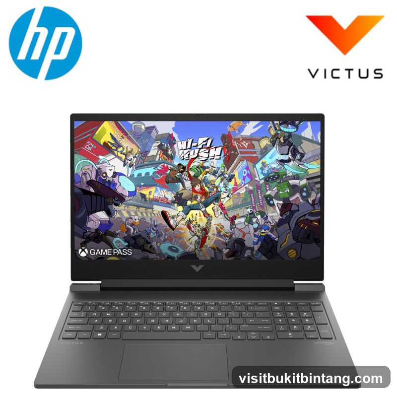 HP Victus Laptop with Hi-Fi Rush Game