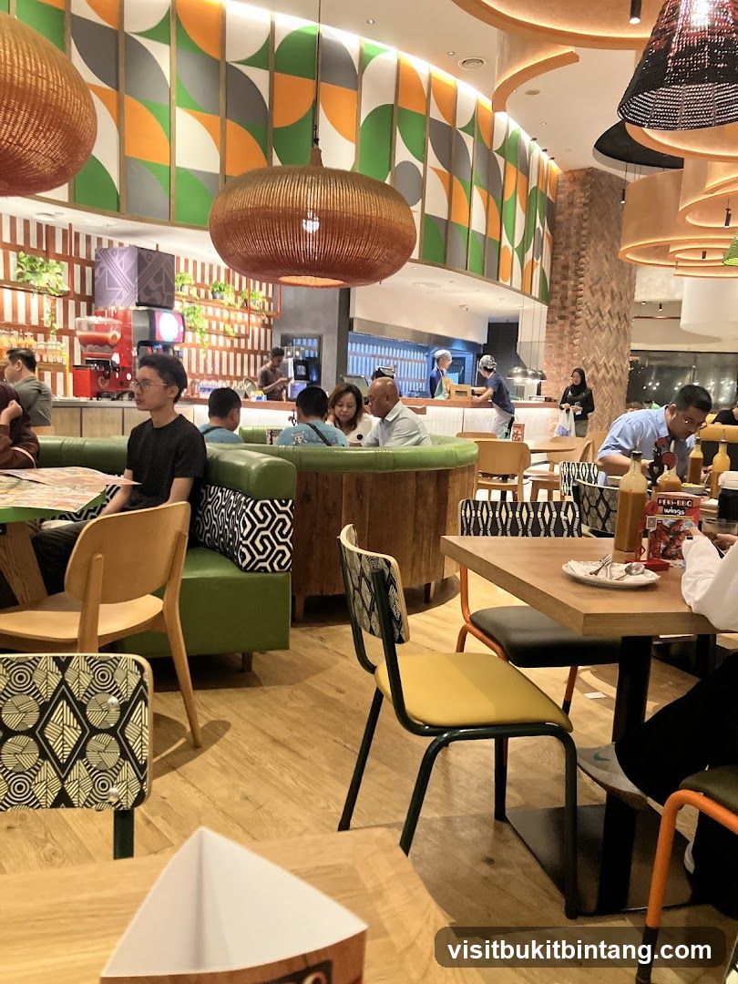 Restaurant Interior with Modern Decor