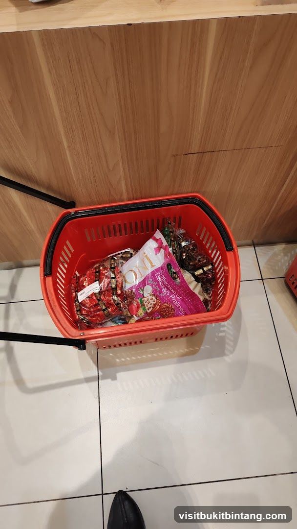Shopping Basket with Chocolates