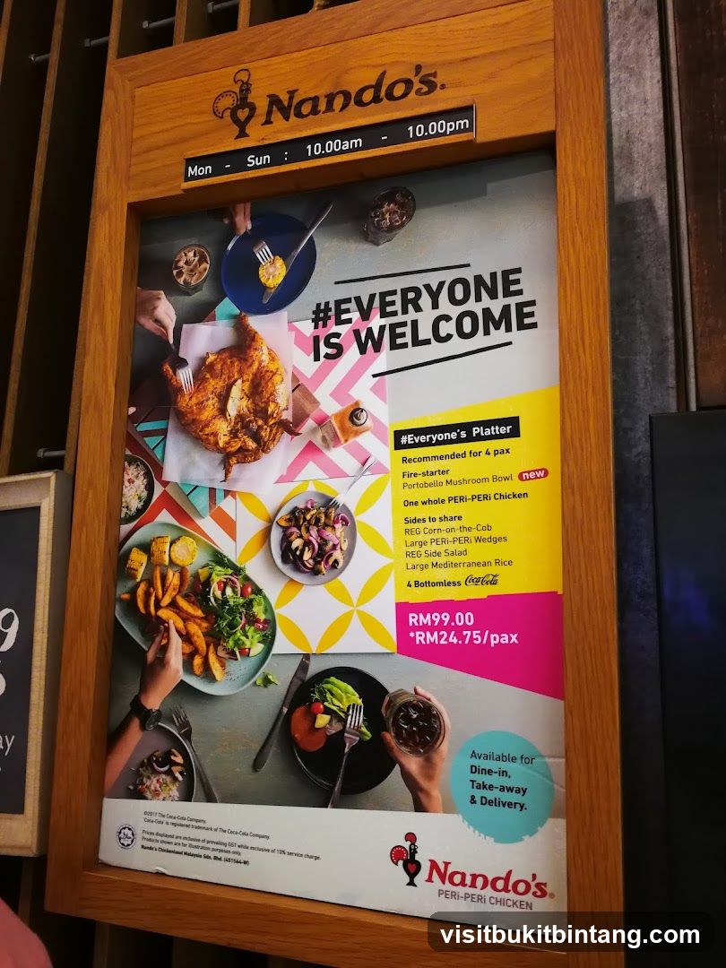 Nando's #Everyone Is Welcome Platter