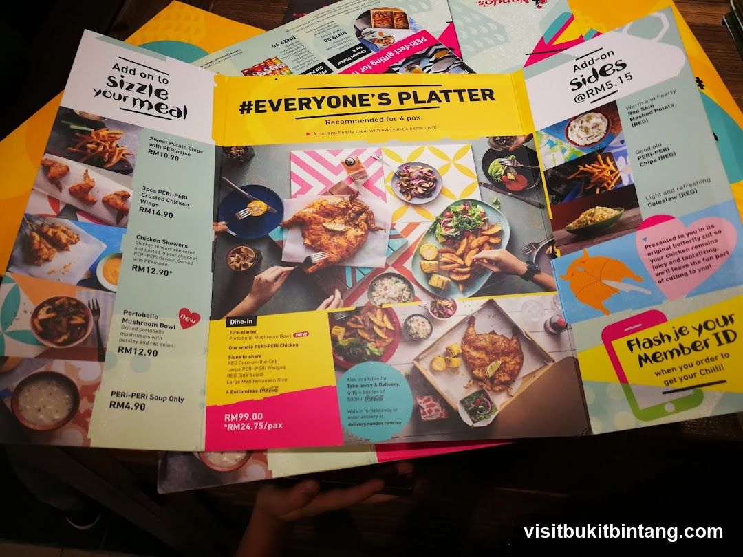 Nando's Menu