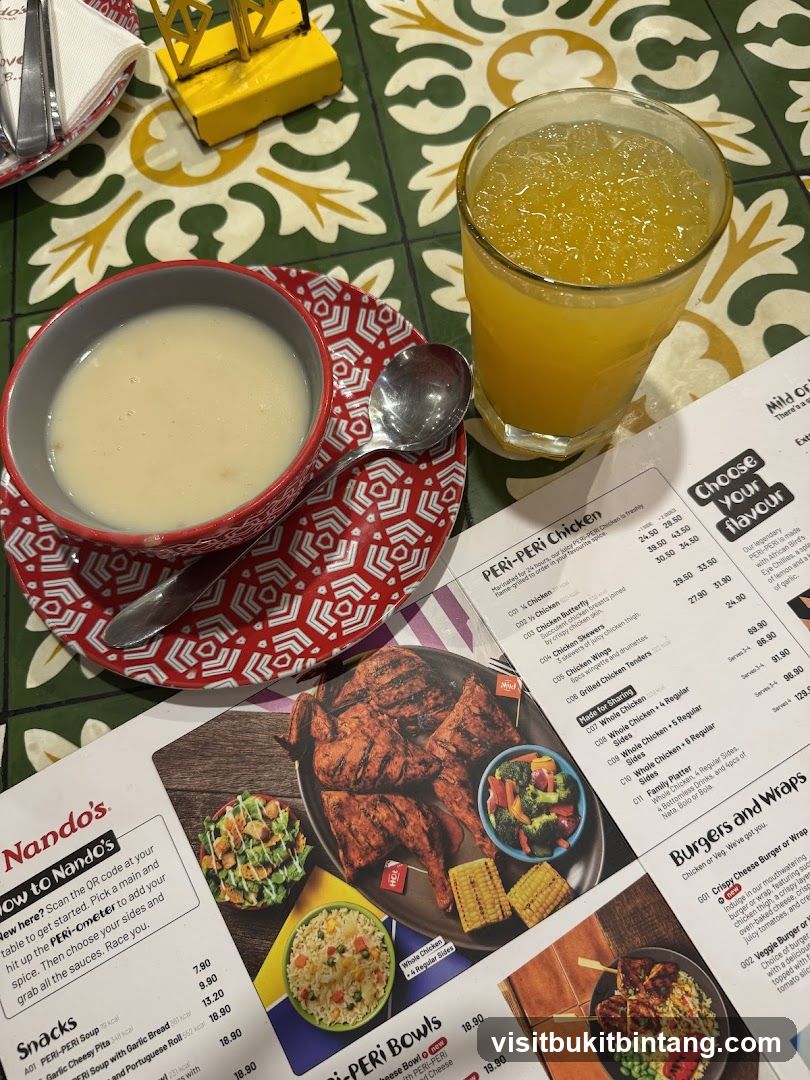 Nando's Menu