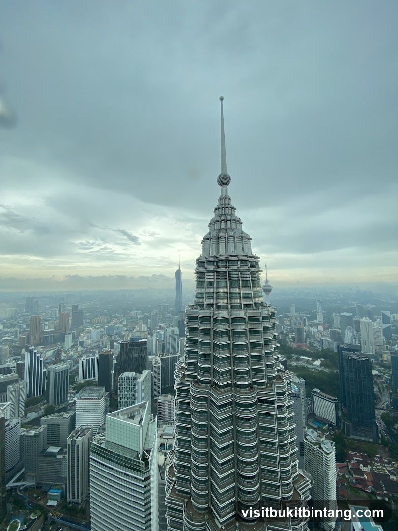 Cityscape with Twin Towers