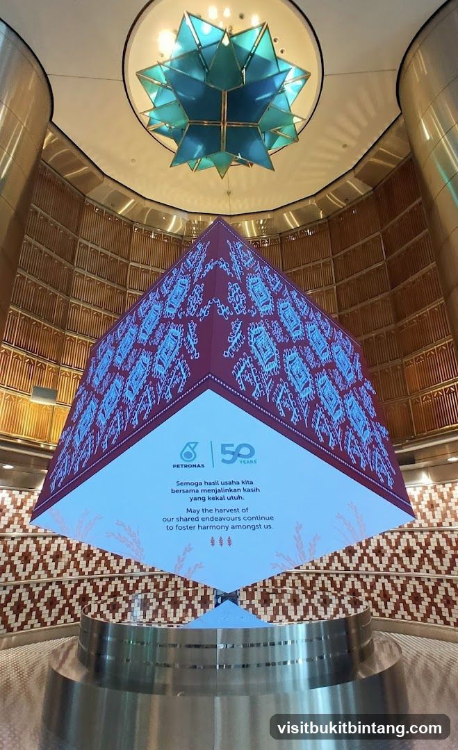 Petronas 50th Anniversary Display