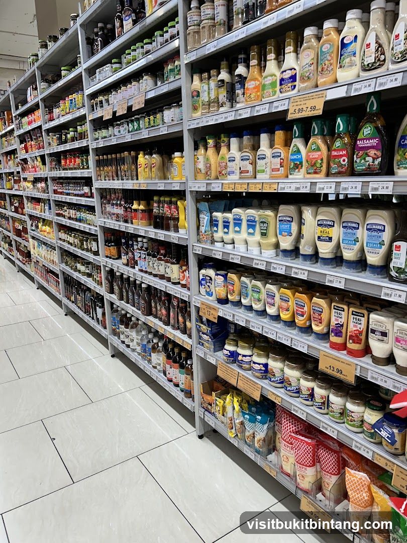 Condiments and Sauces Aisle