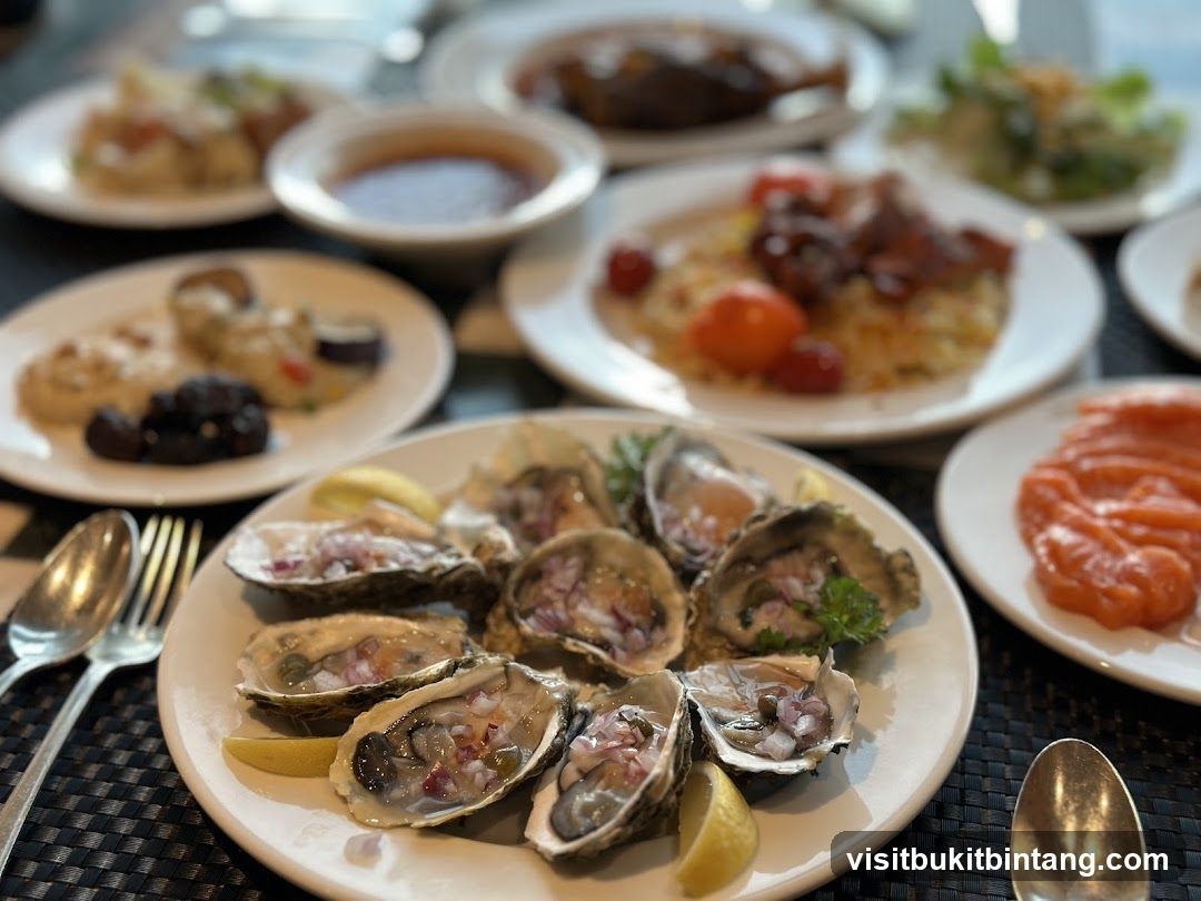 Oysters and Salmon Platter