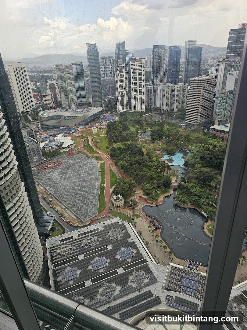 Cityscape with Park and Buildings