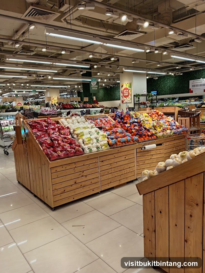 Produce Section in a Supermarket