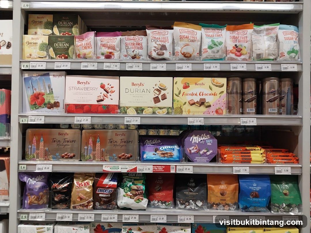 Assorted Chocolates and Snacks