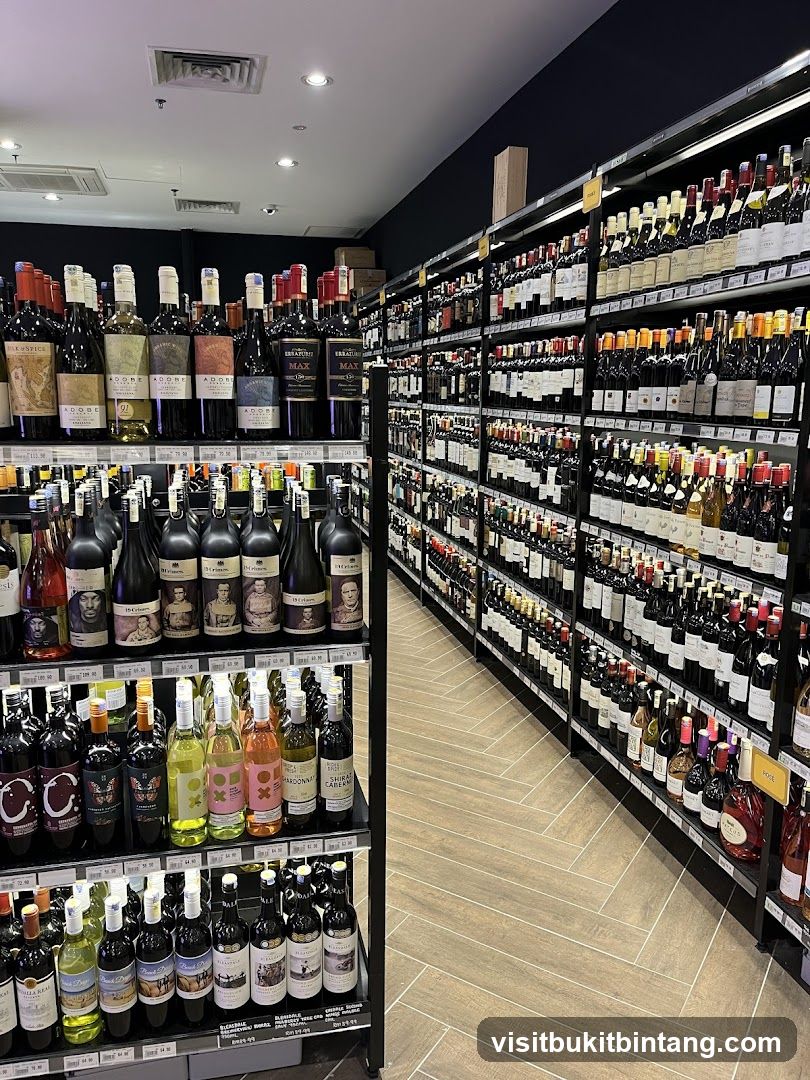 Wine Store Aisles