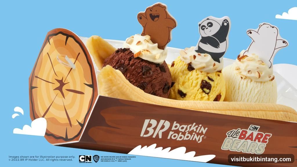 Baskin Robbins We Bare Bears Ice Cream