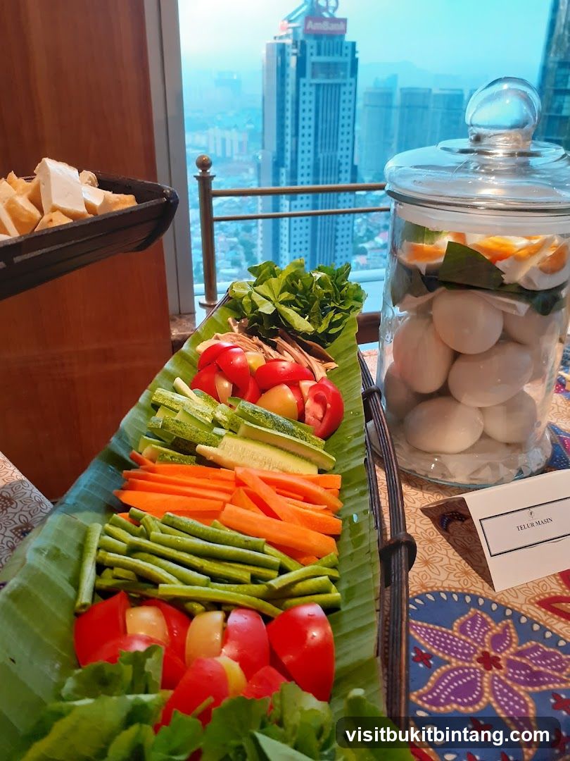 Buffet Spread with City View