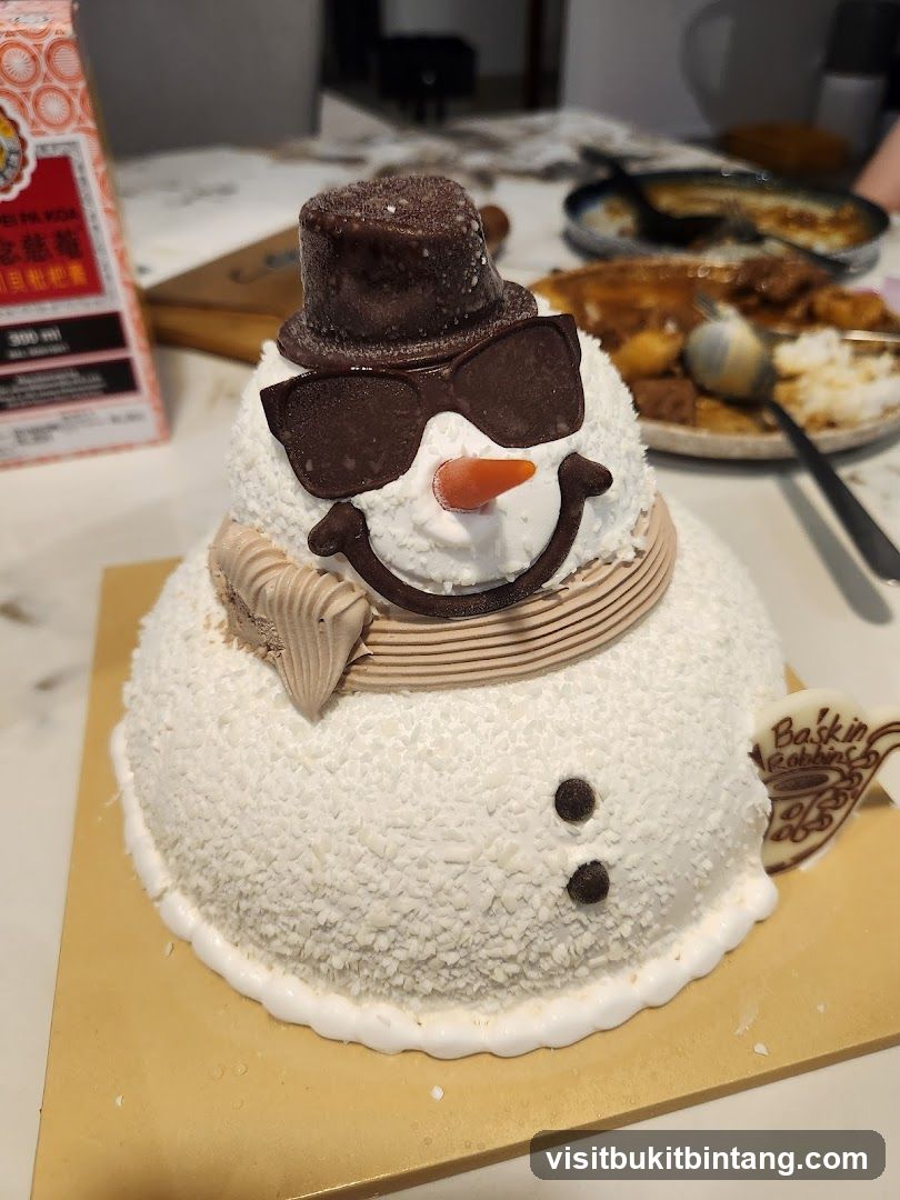 Snowman Cake