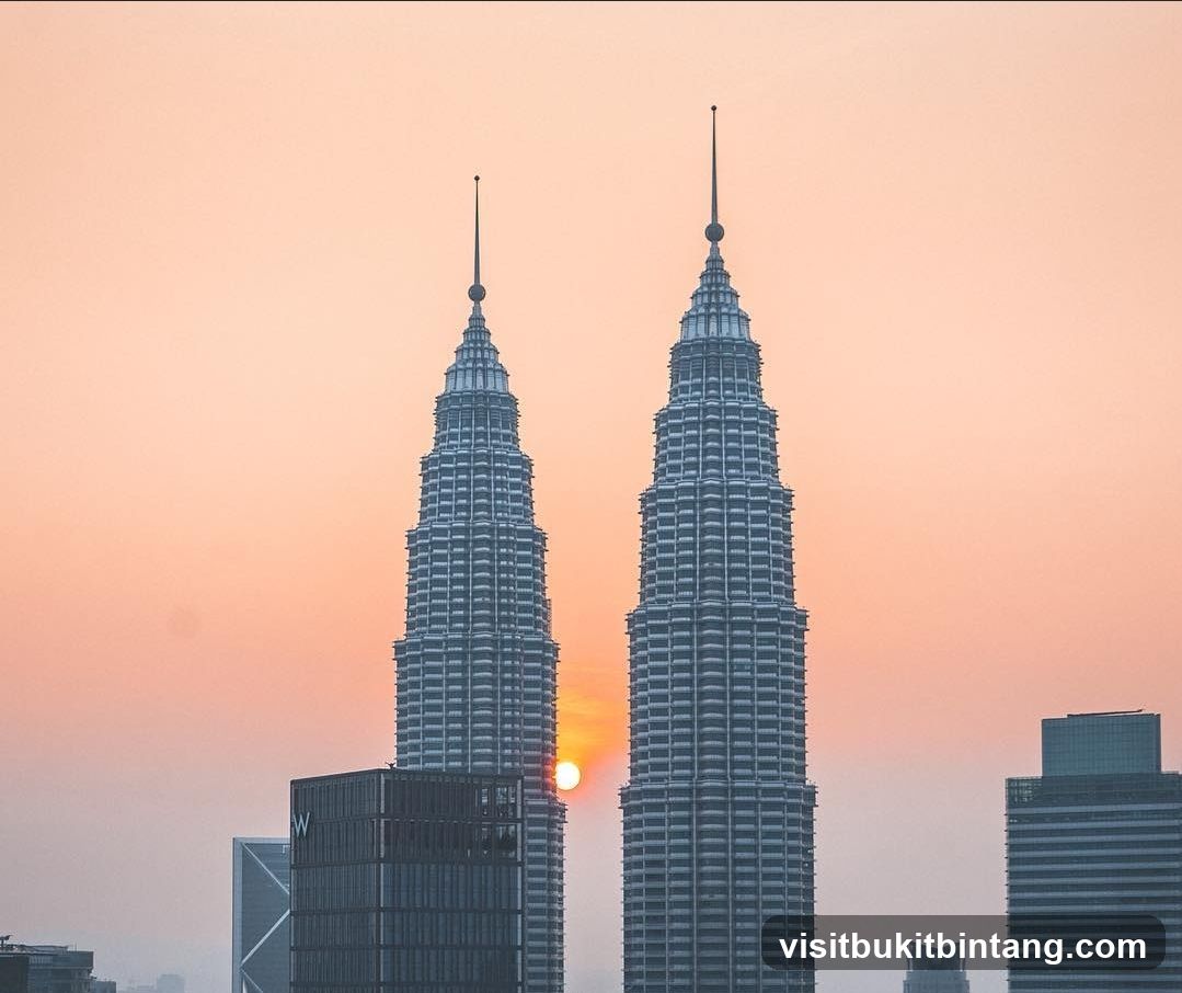 Petronas Towers at Sunset