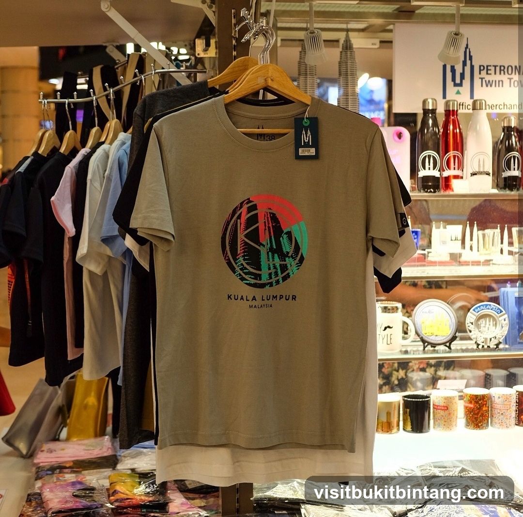 T-shirt with Kuala Lumpur graphic