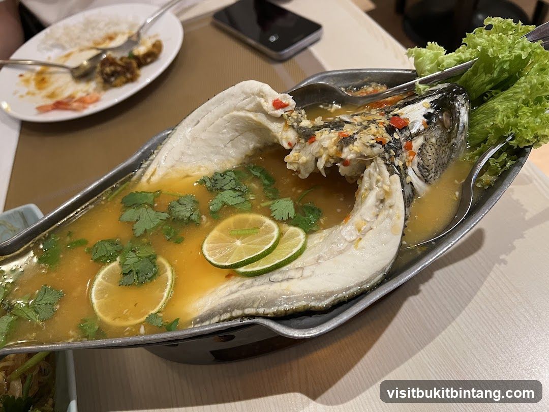 Steamed Fish with Lime and Chili