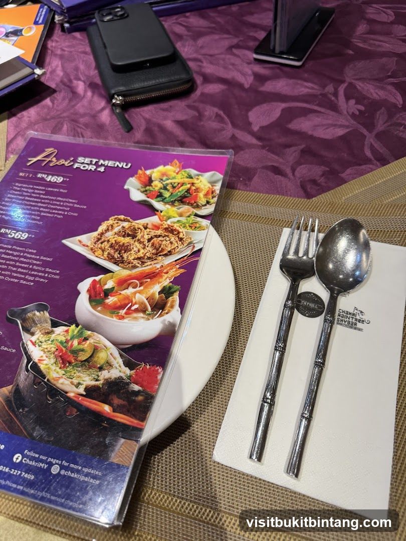 Aroi Set Menu