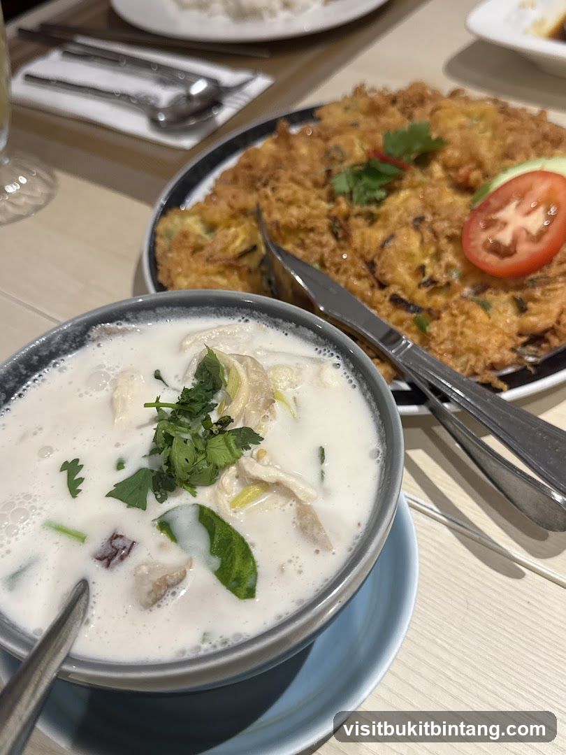 Thai Coconut Soup and Omelette