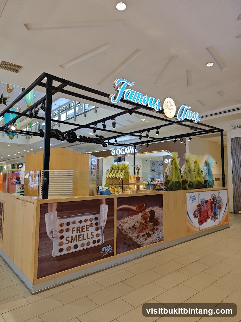 Famous Amos Cookie Stand