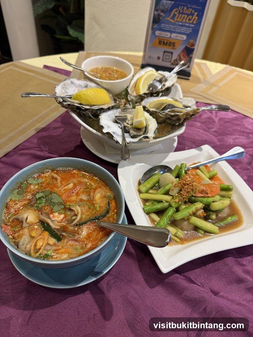 Oysters and Thai Soup