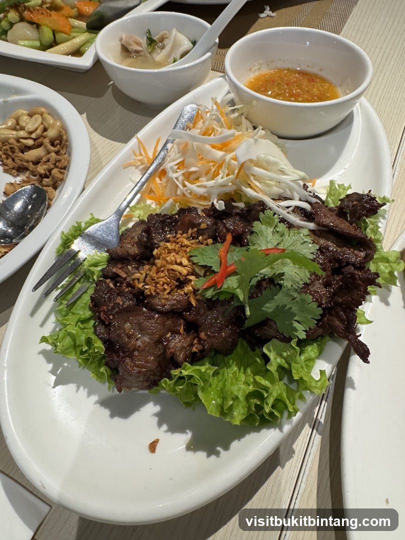 Thai Beef Dish
