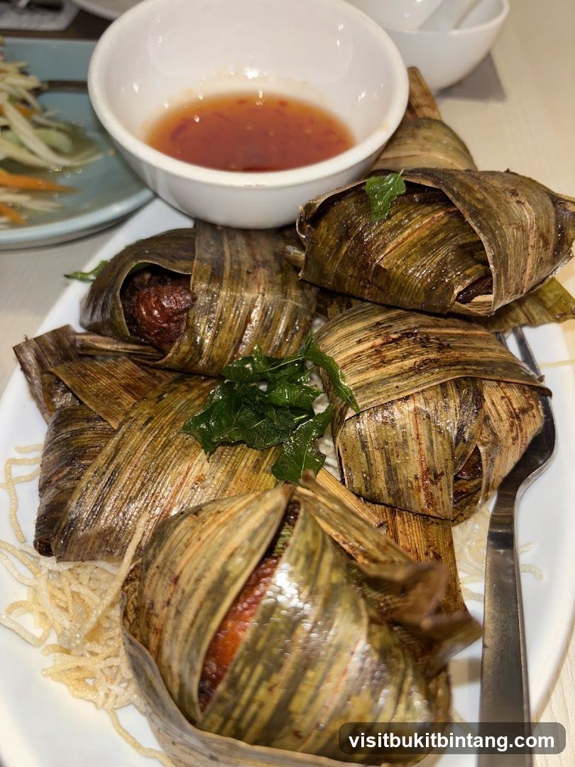 Chicken Wrapped in Pandan Leaves