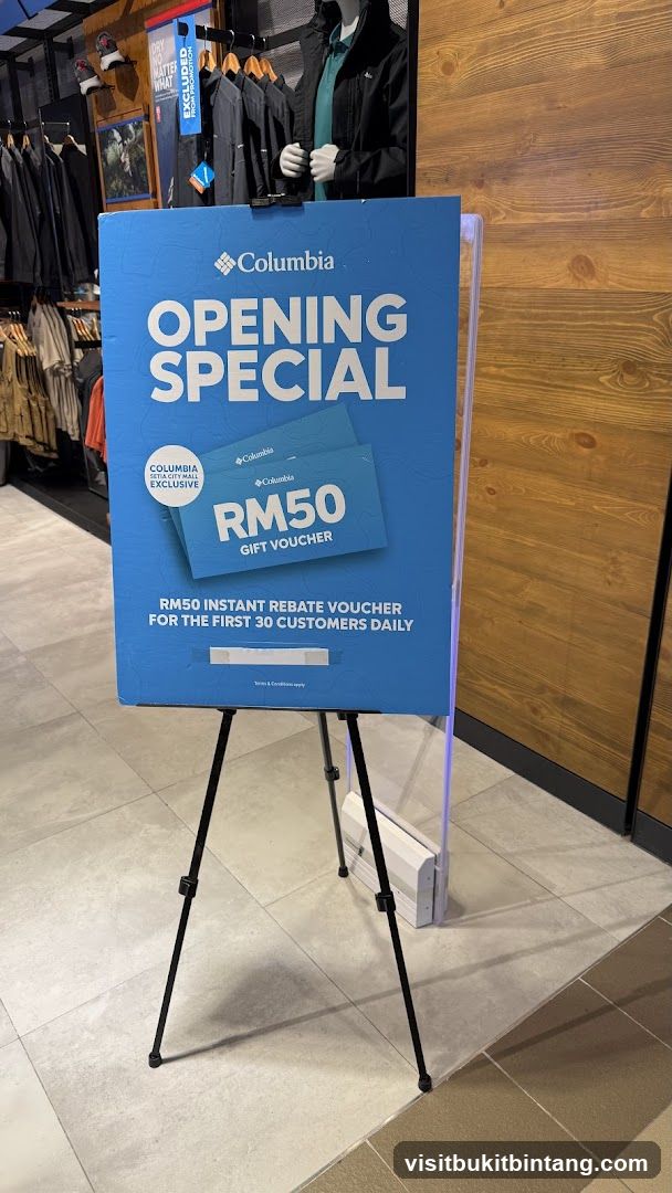 Columbia Opening Special