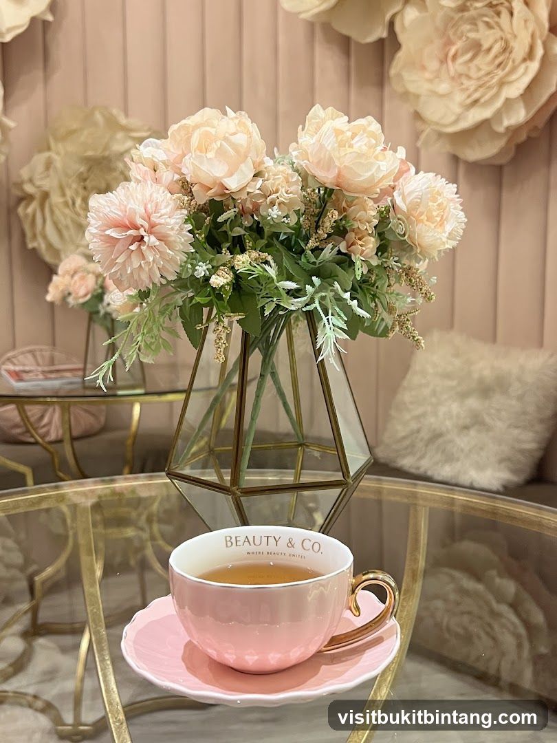 Tea Cup with Flowers