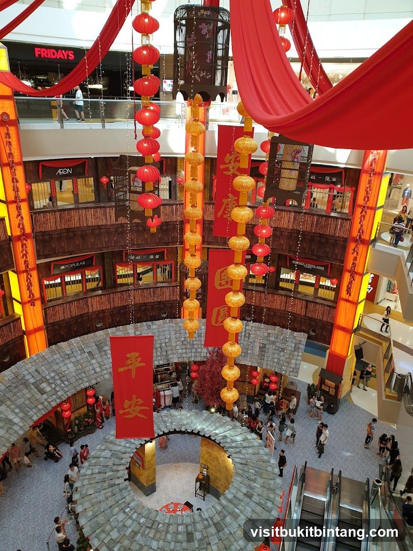 Mall Interior Decorated for Lunar New Year