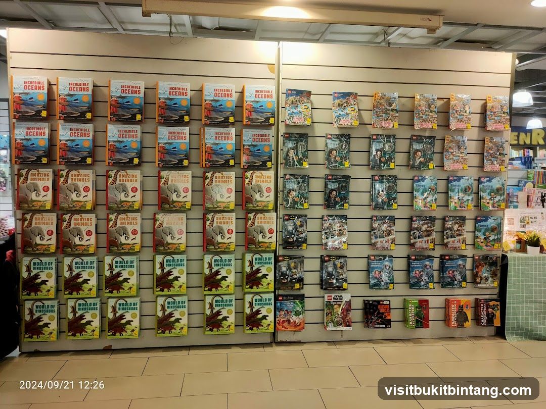 Books and Lego Sets Display
