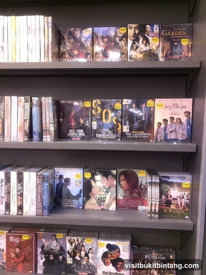 DVDs on Shelves