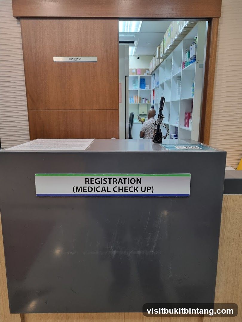 Pharmacy Registration Desk