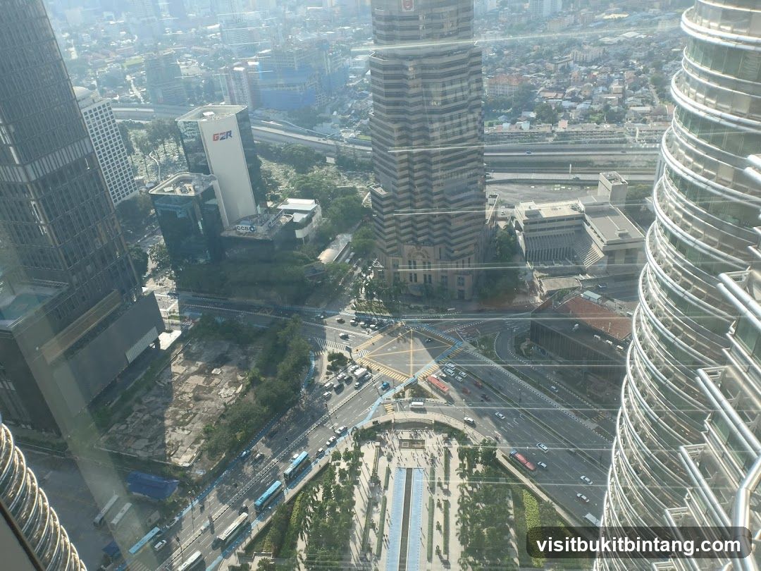 Cityscape with Skyscrapers and Roads