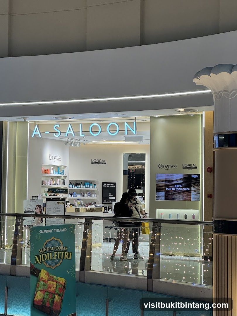 A-Saloon Sunway Pyramid - Highly Recommended Best Salon in Bandar Sunway