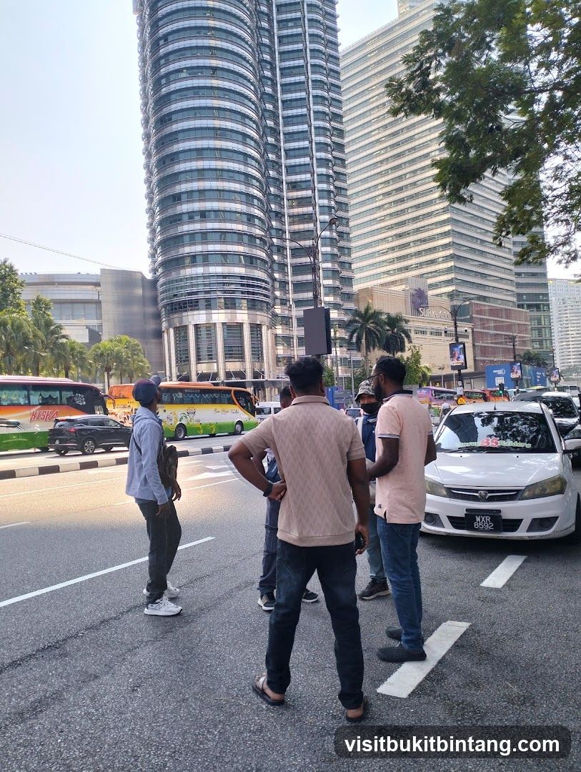 Street Scene with Petronas Towers