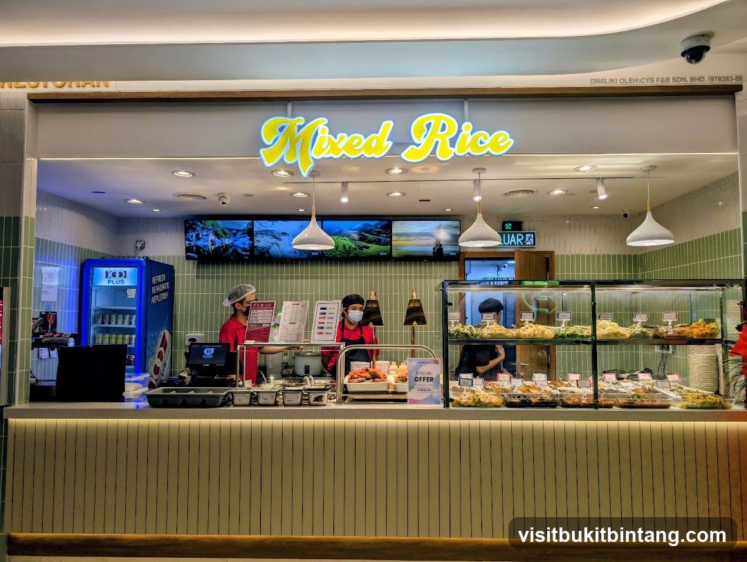 Mixed Rice Food Stall