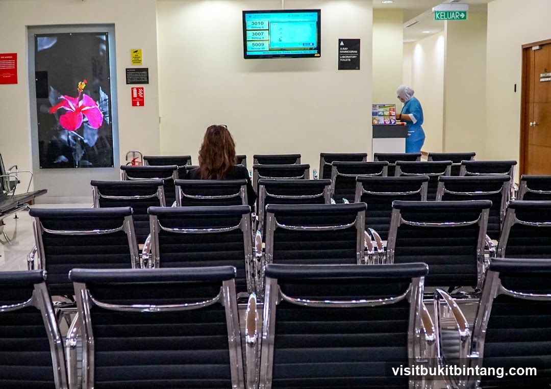 Waiting Area with Digital Display