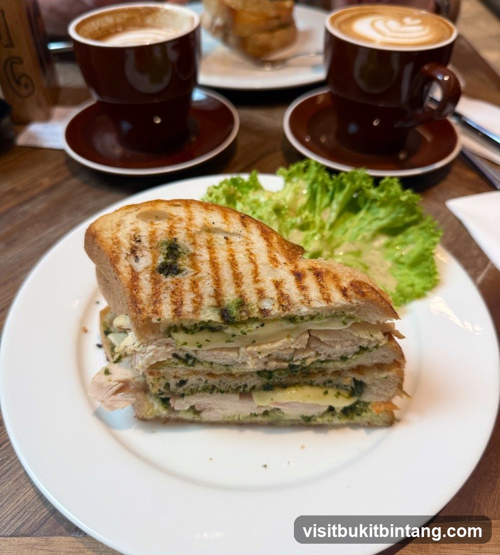 Sandwich and Coffee