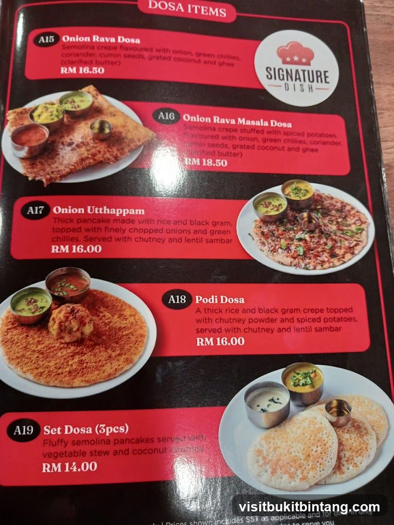 DOSA ITEMS