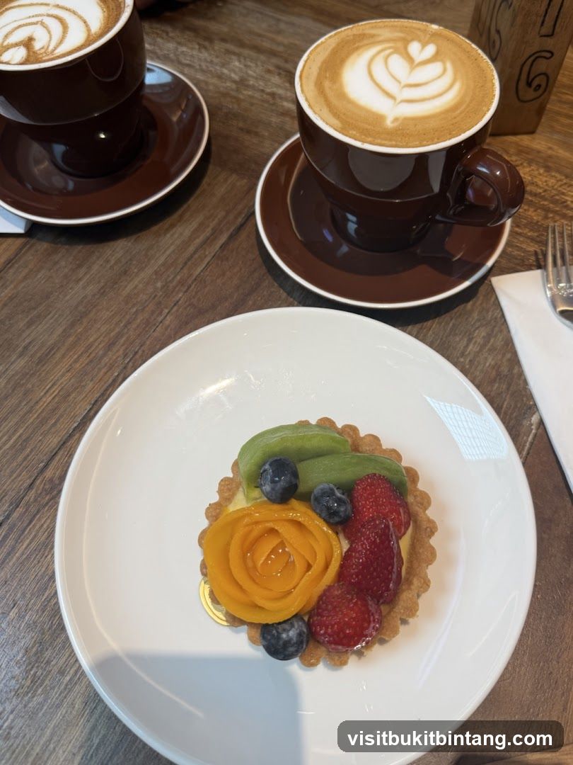 Coffee and Fruit Tart