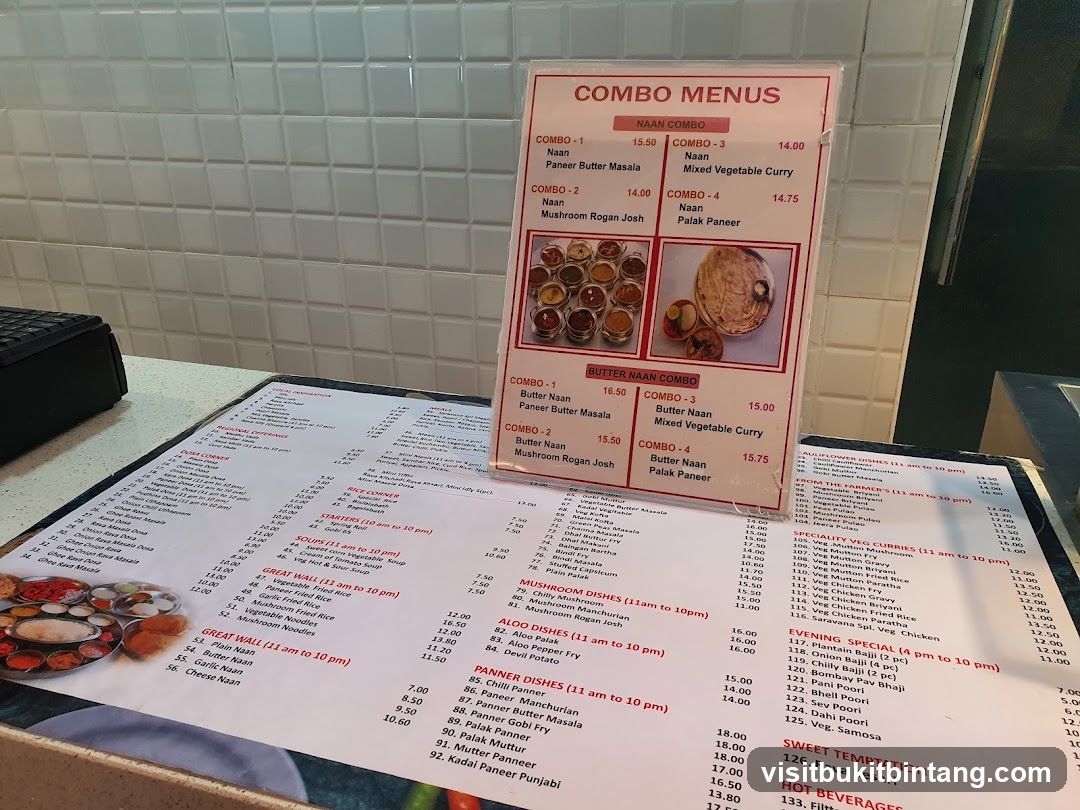 COMBO MENUS