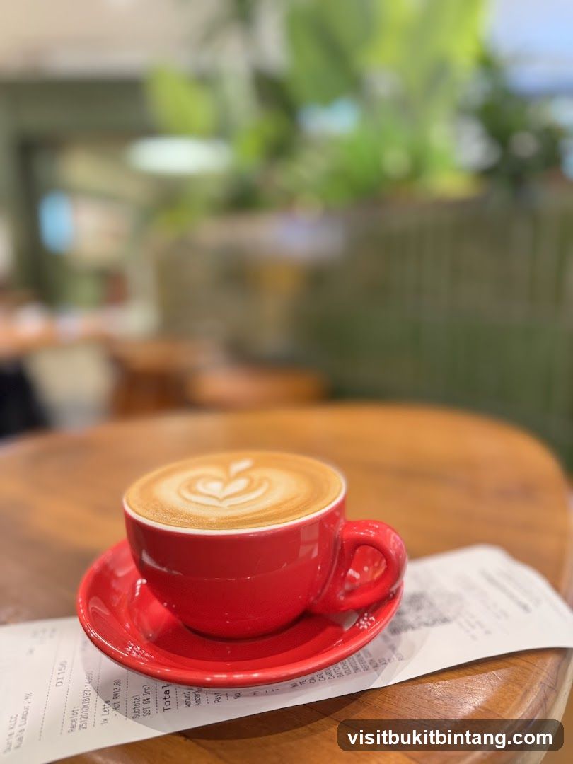 Latte with Receipt