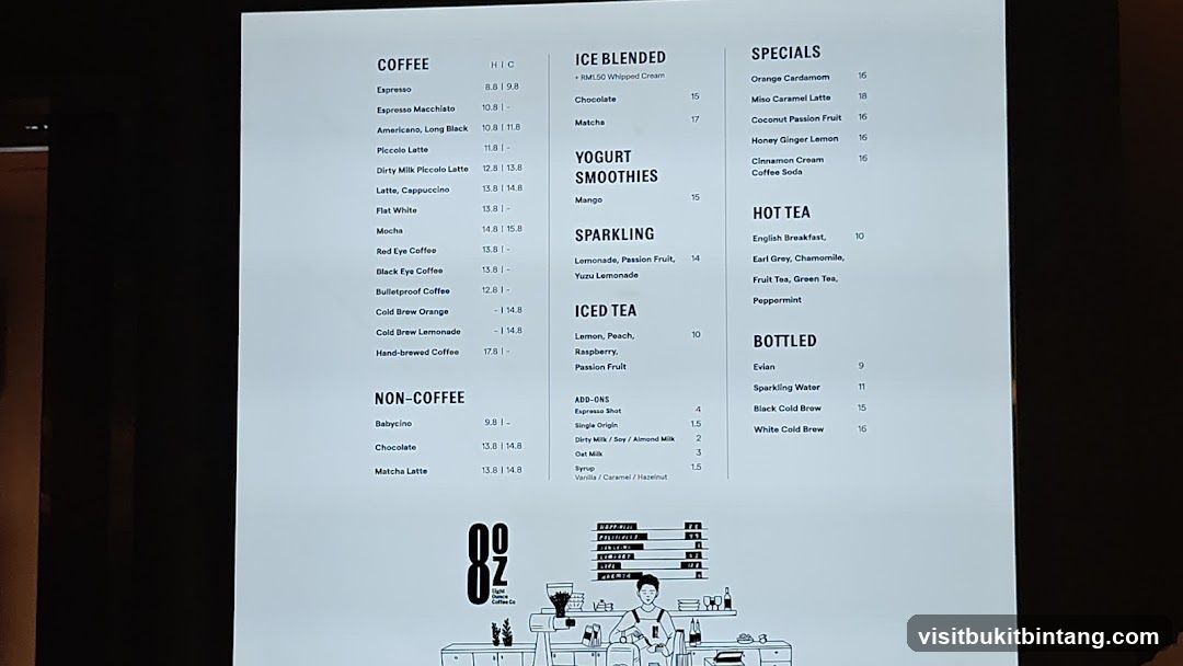Coffee Menu