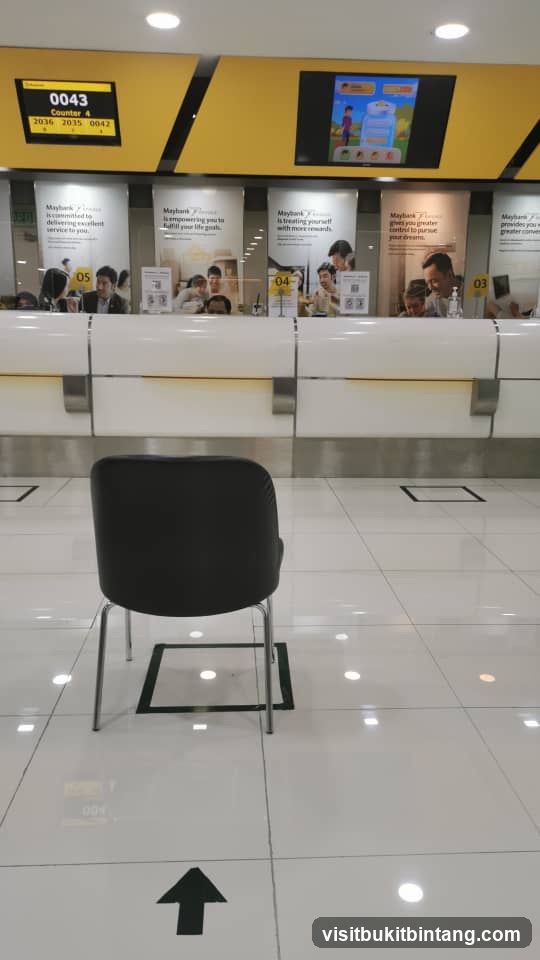 Bank Counter Area