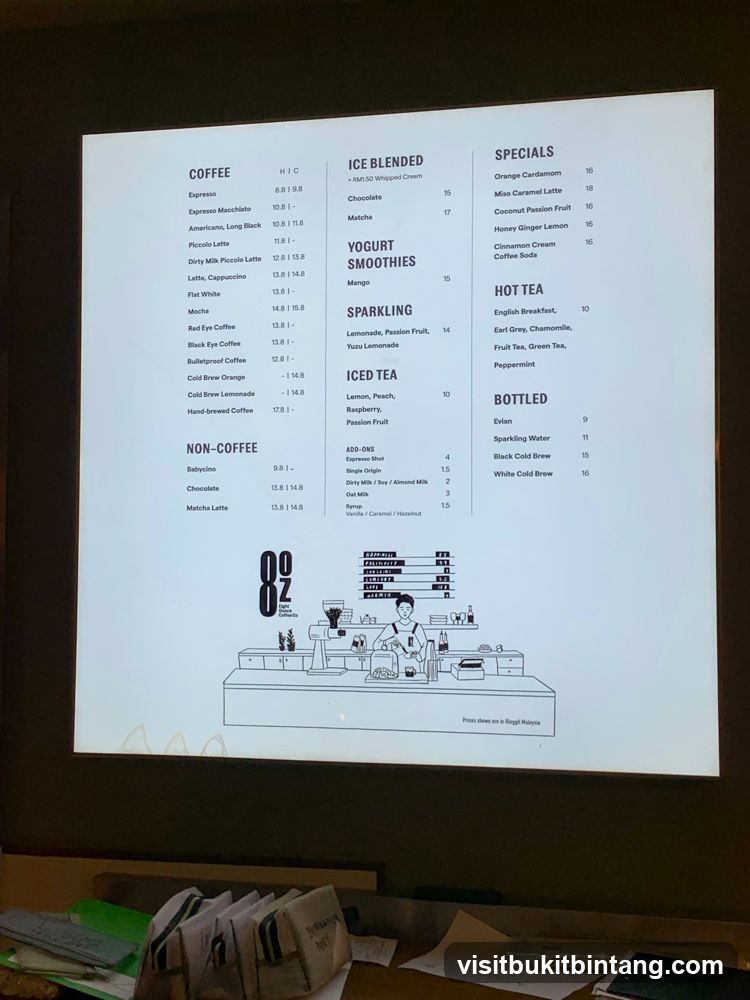 Coffee Menu