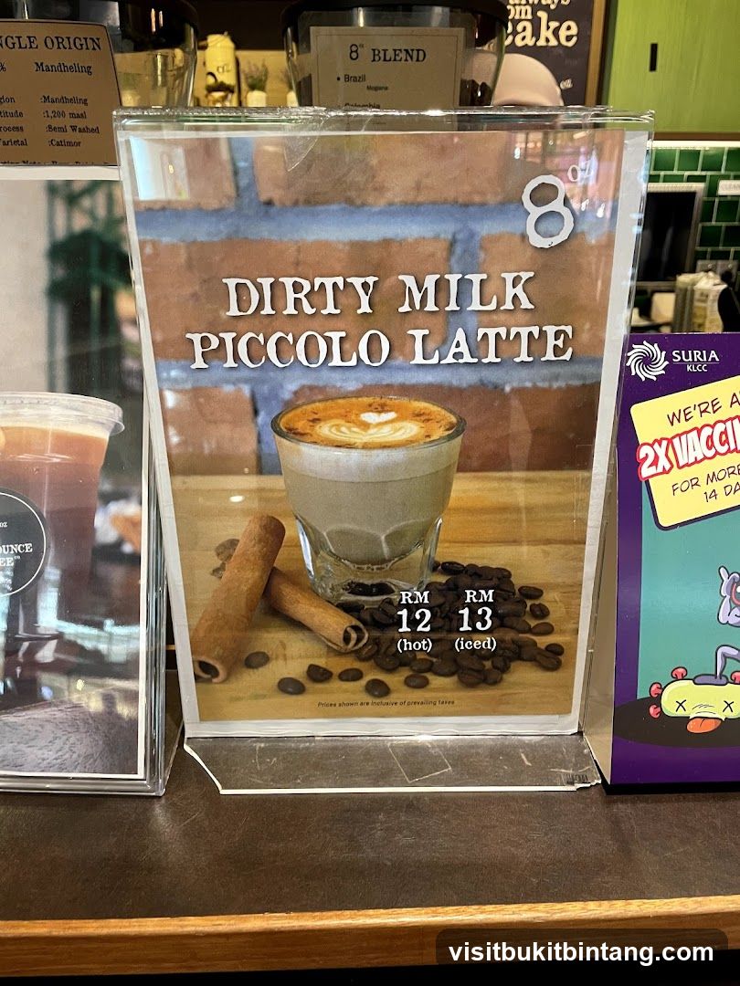 Dirty Milk Piccolo Latte