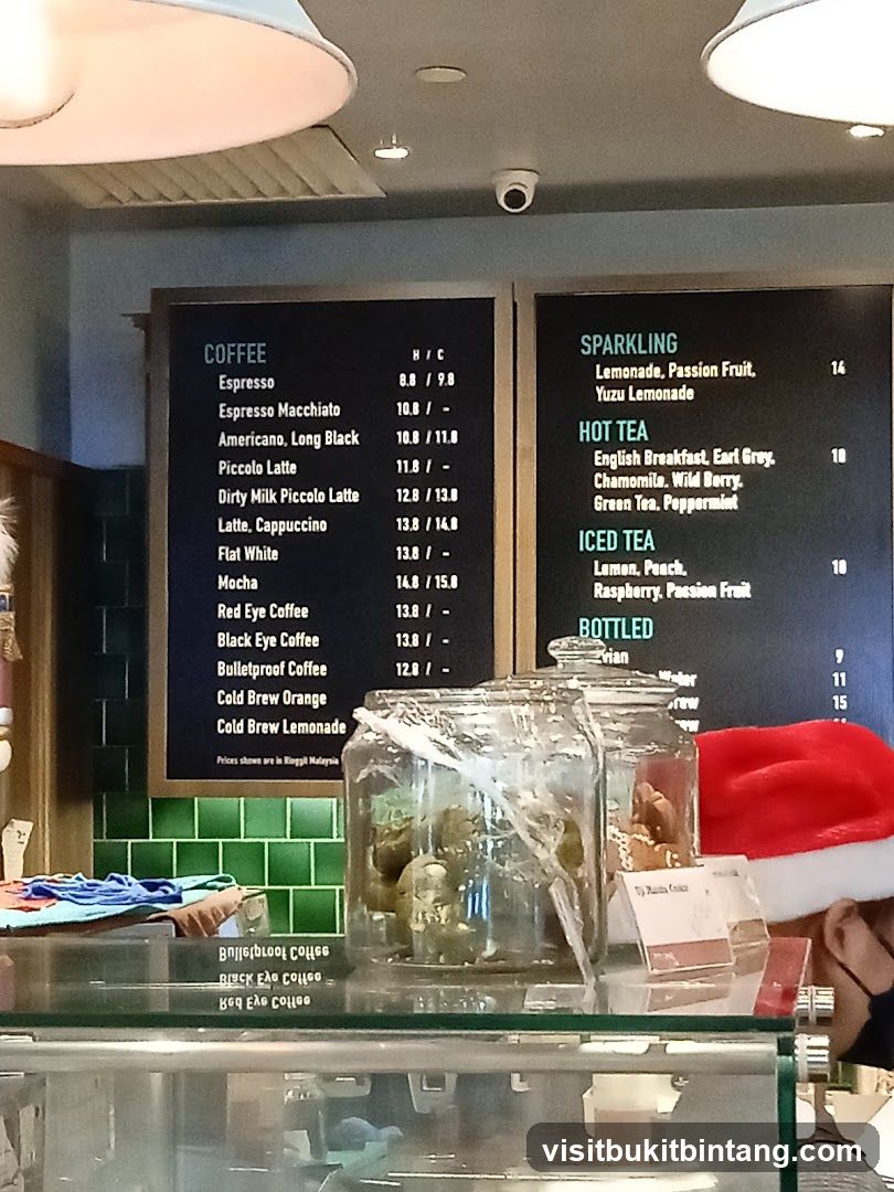Coffee and Tea Menu