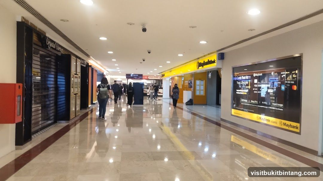 Mall Interior with Shops